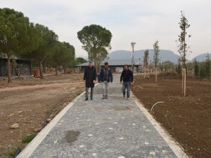 Kaymakam Özderin, Millet Bahçesi Çalışmalarını İnceledi