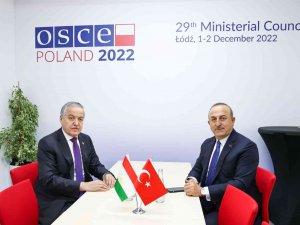 Bakan Çavuşoğlu, Tacikistan Dışişleri Bakanı Muhriddin İle Görüştü
