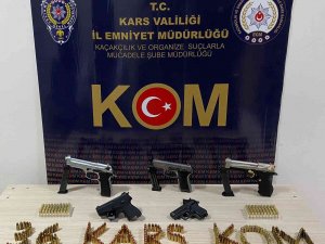 Kars’ta 9 Tabanca Ele Geçirildi