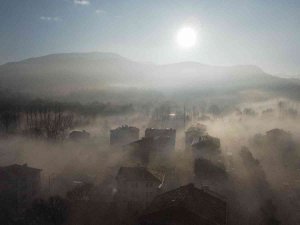 Ilgaz Dağı’nın Eteklerini Sis Kapladı: Ortaya Çıkan Manzara Havadan Görüntülendi