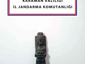 Karaman’da Roma Dönemine Ait Heykel Ele Geçirildi