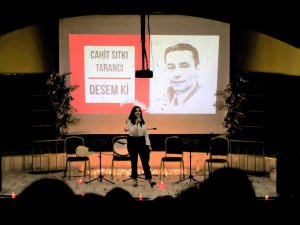 Ağrı’da Hayrettin Atmaca Anadolu Lisesi Şiir Dinletisi