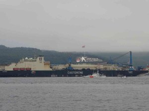 ’Castorone’ İsimli Boru Döşeme Gemisi, Çanakkale Boğazı’ndan Geçti