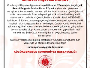 16 İlde Eş Zamanlı "Hayali İhracat" Operasyonu: 40 Gözaltı