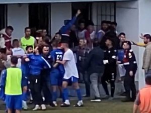 Muğla Süper Amatör Ligdeki Karşılaşma Sonrası Kavga Çıktı