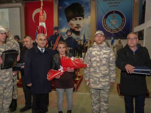 Askerlerin Yemin Törenine Katıldı