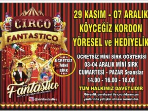 Köyceğiz’de Çocuklara Sirk Gösterisi
