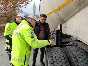 Manisa’da Kış Lastiği Denetimi Başladı