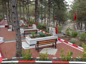 Şehitlikte Çalışmalar Tamamlandı