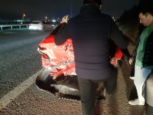 Tem’de 5 Araç Birbirine Girdi: 1 Yaşındaki Bebek Yaralandı