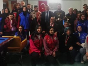 Engelli Vatandaşlara Yönelik Bilardo Turnuvası Yapıldı