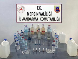 Mersin’de 53 Litre Sahte İçki Ele Geçirildi: 2 Gözaltı