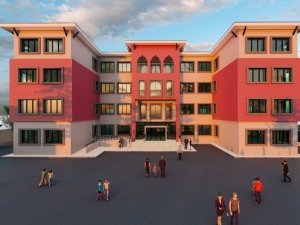 Yıkılan Okulların Yapımı İçin İlk Kazma Vuruldu