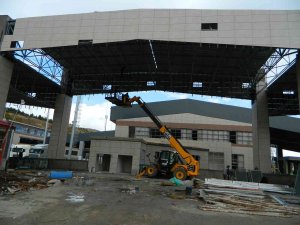 Türkgözü Sınır Kapısı İnşaatı Devam Ediyor