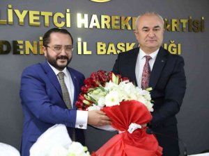 Denizli Mhp’de Bayrak Değişimi