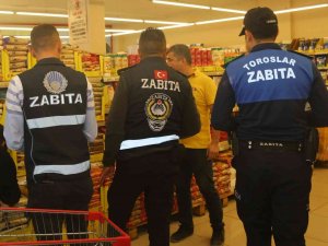 Toroslar Belediyesi Zabıtasından Zincir Marketlere Denetim