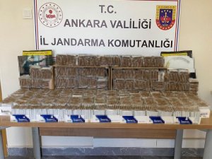 Ankara’da 2 Bin Paket Kaçak Tütün Ele Geçirildi