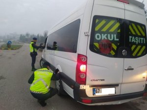 Jandarmadan Servis Araçlarına Denetim