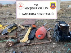 3 Hırsız Çaldıkları Malzemelerle Yakalandı