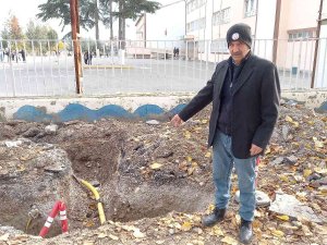 Okul Önünde Tehlike Saçan Doğalgaz Çalışmasına Tepki