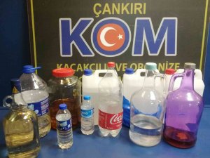 Çankırı’da 17 Litre Sahte İçki Ele Geçirildi