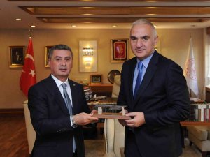 Gölbaşı Belediye Başkanı Şimşek’ten Bakan Ersoy’a Ziyaret