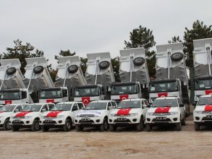 Kütahya’ya 44 Milyon Lira Değerinde Yeni İş Makinesi Ve Araç