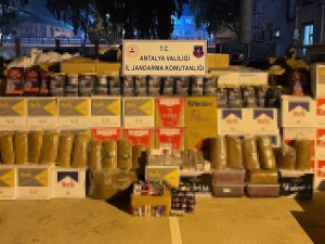 Jandarmadan 3 Milyon Değerinde Kaçak Tütün Operasyonu