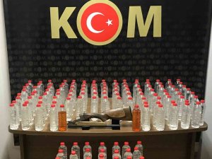 Malatya’da 72 Litre Sahte Alkol Ele Geçirildi