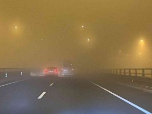 Düzce’de Yoğun Sis Etkili Oluyor