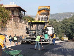 Bodrum Yollarında Asfalt Çalışması