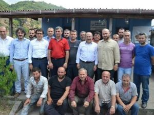 Başkan Gümrükçüoğlu Sanayi Esnafıyla Bir Araya Geldi