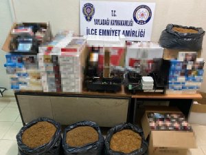 Hatay’da Kaçak Tütün Ve Makaron Operasyonu