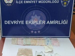 Polisin Durdurduğu Şüpheliden Uyuşturucu Çıktı