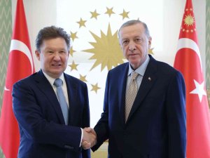 Cumhurbaşkanı Erdoğan, Gazprom Başkanı Miller’ı Kabul Etti