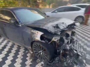 İ̇yi̇ Parti İ̇l Başkan Yardımcısının Otomobili Kundaklandı