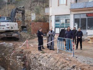 Şeyh Edebali Türbesi Yolunda Çalışmalar Devam Ediyor