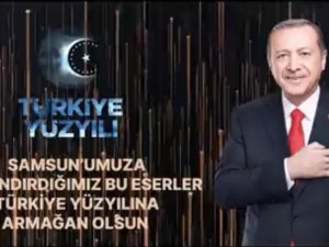 Cumhurbaşkanı Erdoğan’dan Samsun Klibi
