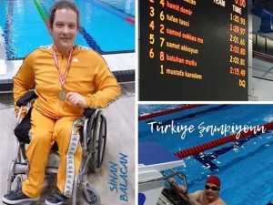 Balıkesirli Para Yüzücü Sinan Balacan Türkiye Şampiyonu