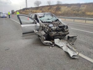 Tekirdağ’da Trafik Kazası: 2 Yaralı