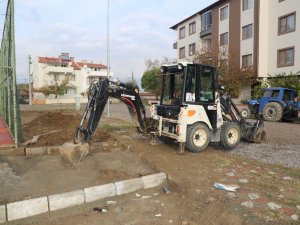 Burhaniye Tulumbacılar Parkı Yenileniyor