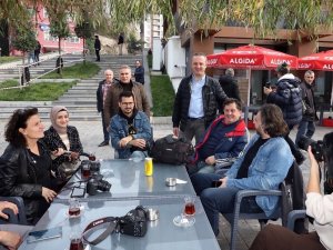 Alan, Sahilde Vatandaşlarla Buluştu