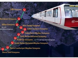 Gebze Osb-darıca Sahil Metro Hattında Tünel Kazıları Rekor Sürede Tamamlandı
