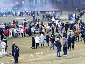Festivalde Bir Ton Hamsi Tüketildi