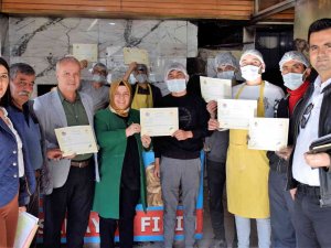 Elmalı’da Fırınlara Ekmek Hijyeni Belgesi Verildi