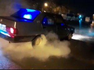 Tekirdağ’da Drift Şov Pahalıya Patladı