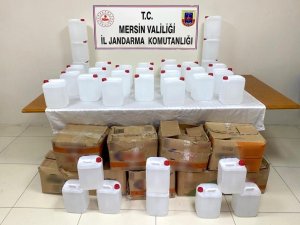 Mersin’de 350 Litre Sahte Alkol Ele Geçirildi