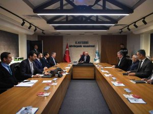 Başkan Büyükkılıç’a ‘Ulaşım Ağları Ve Aktarma Sistemleri’ Sunumu