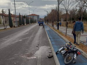 Çalıntı Motosikletle Kaza Yaptılar