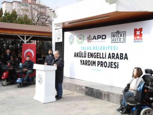 Talas Belediyesi’nden Engellilere Akülü Araç Desteği
